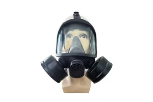 Personal protection Tactical Gas Mask Full Face protection Wide View Face Mask with Double Filters Full Face Respirator Mask