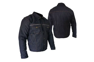 SW GROUP Men's Stylish Denim Jeans Jacket-Vintage Style Winter Windproof Regular Length 100% Cotton