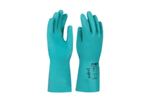 Industrial Grade Nitrile Gloves Powder-Free 33cm Length Customizable Anti-Cut Anti-Impact Waterproof Latex-Free Safety Gloves