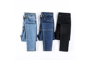 Plus Size Skinny Straight Summer High Waist Breathable Eco-Friendly Denim Jeans for Women