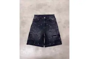 Custom Men's Street Wear Jeans Shorts Vintage for Men High Quality