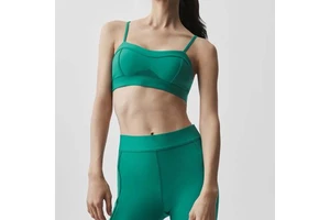 Viral Hot Women 2Pcs Yoga Set Soft Breathable Adjustable Strap V Neck Crop Top High Waist Leggings Pilates Gym Matching Outfit