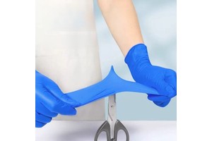Nitrile Safety Work Gloves Disposable Gloves Powder-Free Industrial Nitrile Gloves