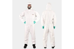 CE and UKCA Approved Disposable Nonwoven Scrub Coverall Hazmat Isolation Full Body protection Suit