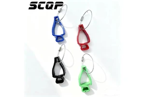 SCQP AT-12 Lightweight Impact Reducing Safety Glove Plastic Material Anti-Slip Durable 7 oz Thickness 26cm Length Heat Resistant