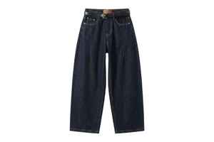 Classic Selvedge Straight Leg Jeans Women Premium Indigo Denim Pants High End Wholesale ODM