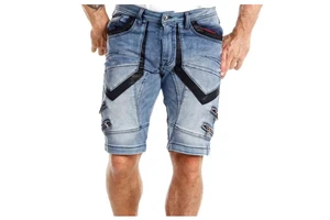 Patchwork Shorts Customized Denim Color Jeans Wear Hot Selling Top Quality Zipper Details Summer Men's Shorts