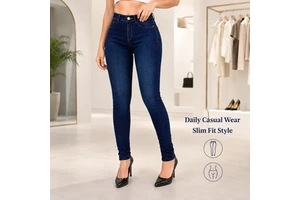 Wholesale Sexy High Waist Skinny Plus Size Women's Jeans Mujeres Ladies Slim Fit Denim Pants Jeans
