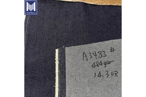 Dark Blue 14oz 100% Cotton Twill Denim Fabric Very Heavyweight Non-Selvedge for Men's/Boys/Girls Jeans Jackets Fashionable Slub