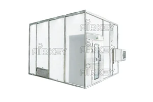 Airkey Free Design Dust-Free ISO5/6/7/8 Class 100 1000 Modular Acrylic Clean Room for Bio-Pharma/Lab free standing