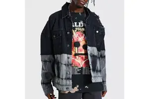 Street Wear Men's Coated Canvas Denim Jacket High Quality Breathable Winter Collection Factory Direct Free Shipping