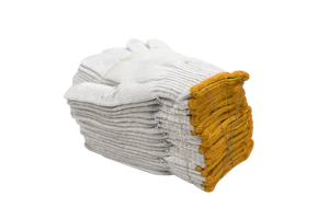 Factory Direct White Cotton Gloves Labor Construction Hand Guantes Safety Work Gloves for Industry