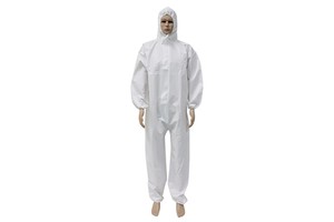 Disposable Cleanroom PPE Coverall Waterproof Microporous Breathable Anti-Cut Anti-Static Lightweight ISO13485 Certified Workwear