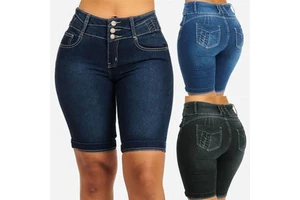 2025 Casual Washed Women's Shorts Premium Custom Slim Fit Denim Shorts Stylish Summer Jeans Shorts for Women