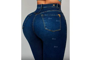 Fajas Colombianas Women Fashion High Waist Skinny Stretch Denim Jeans