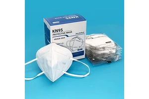 Foldable N95 Face Mask Individual Packaging N95 Kn95 Facemask Breathable Respirator Mask N95