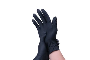 XINGYU Hand Arm Protection Industrial Safety Disposable Nitrile Gloves 4Mil Exam Powder-Free Black Disposable Nitrile Gloves