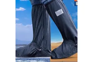 Outdoor Rainproof Rainshoes Reusable Waterproof Rain Boot Shoe Cover With Reflector