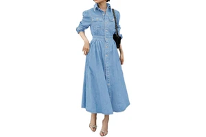 Trending Women's Denim Suit Featuring A Relaxed Fit Denim Set and Comfortable Stretch Jeans Suits