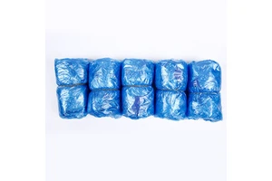 Medical Water-resistant Plastic PE Safety Slip Resistant Shoe Cover Overshoes Footwear Cover Single Use