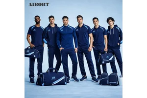 Aibort Heat Distributing Breathable Weave Sweat Minimizing Flexible Stretch Stabilizing Support Custom Soccer Tracksuits Sets