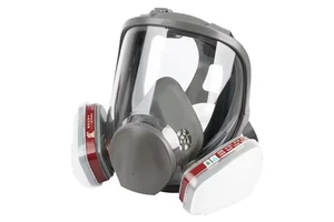 Factory Direct Sale Anti-dust Comfortable and Reusable Full Face Gas Mask Face Shield for Chemical Using
