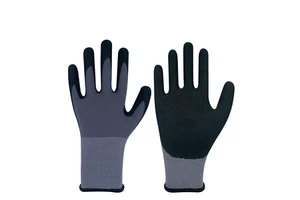 High Quality YOUGAIN YG-S1503 13 Gauge Nylon Sandy Nitrile Coating Mechanic Safety Breathable Working Gloves XL Size EN 388