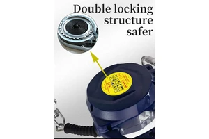 High Strength Self-Retracting Lifeline with Integrated HANDLE Retractable Fall Arrest Protection Safety Construction Gear