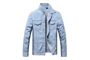 New Fashion Design High Quality Men Denim Jacket Wholesale Price Custom Made Men's Denim Jackets