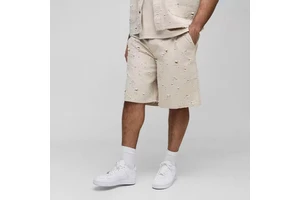 Men's High Quality Casual Cotton Stone Washed Distressed Carpenter Denim Jean Shorts Custom Vintage Streetwear Jorts Direct