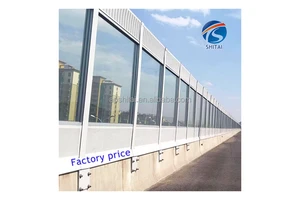 Roadside Transparent Acoustic Noise Barrier Acoustic Soundproof Fencing Outdoor Easy To Install Acrylic Noise Barrier Sheet