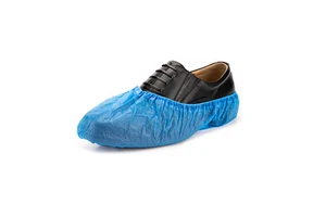 Wholesale CPE Waterproof Disposable Anti-slip Protective Shoe Covers CE Certified Custom Sizes 13-42