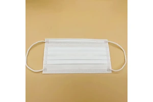 Disposable White Color Face Mask Breathable 3 Layer Civil Protection Face Mask