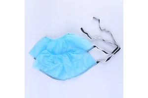Shoe Covers Esd Plastic PP PE Anti-slip Waterproof Disposable Non Woven Safety Shoes Protector Cover Shoe Covers with Grip