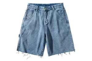 Men's Denim Jeans High Quality Summer Denim Shorts Male Jeans Men Short Pants Young Custom Jeans Causal Short