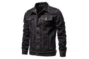 Casual Winter Men's Denim Jackets Breathable Button Detail 100% Cotton Eco-Friendly Waterproof High Quality Price