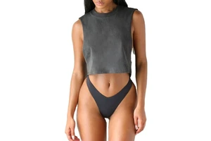 Wholesale Loose Yoga Tank Tops Stretch Workout Gym Cotton Crop Top for Women