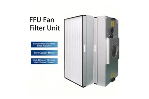 Class 100 H14 HEPA Filter OEM Supported Customizable Cleanroom Fan Filter Unit For Electronic Workshop