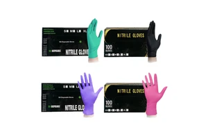 Wholesale Household Food Kitchen Hotel Nail Art Manicure Beauty Salon Hospital Tattoo Glove Disposable Nitrile Gloves