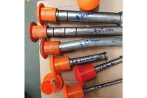 Plastic Cap Other Safety Products Custom Yellow Mushroom Rebar
