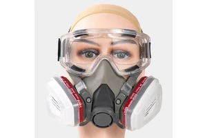 Manufacturer Direct Gas Mask Manufacturer Safety Gas Mask Used for Dust and Steam Prevention