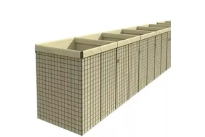 Anti-Corrosion Galvanized Iron Wire Welded Cage Defense Barrier Heavy Duty Sand Wall Bastion ML Fence Explosion-Proof Tactical