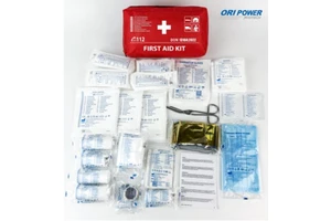 Ori-power DIN 13164 German Standard Car First Aid Kit with Essential Emergency Medical Supplies Self Defense Equipment for Car