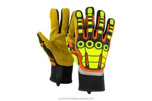 Wholesale Custom Logo Power Hint's Anti-impact Safety Gloves for Mechanics Industrial Impact Gloves for Men
