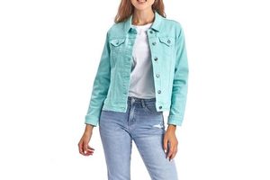 New Arrival Casual Style Women Denim Jackets Breathable Quick Dry Premium Quality Lightweight Fashionable Design Wholesale