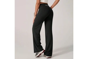 FH Wholesaler Butt Lifting Yoga Flare Leggings Women's Pilates Straight Fitness Pants Tight Quick Drying Wide Leg Sports Pants