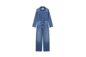 High Quality Long Sleeve High Waist Vintage Summer Breathable Women's Solid Denim Jeans Overalls One Piece Workout Formal Casual