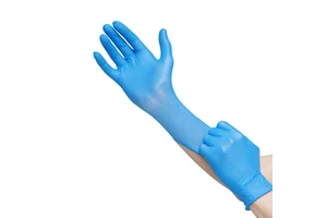 100-Pack Disposable Nitrile Gloves High Elastic Smooth Fingertips Thick Safety Protective Non-Sterile Customizable Industrial