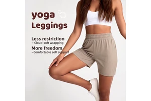 Women's High Waisted Wide Leg Yoga Set 2-Piece 4-Way Stretch Breathable Eco-Friendly Tummy Control Side Pockets Drawstring Waist