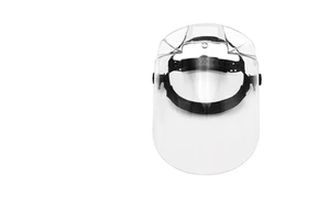 Full PC Transparent Protective Face Shield Polished Impact Resistant and Oil Splash Proof Reinforced Mask